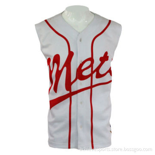 Sublimation high quality baseball shirt